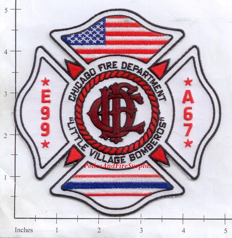 Illinois - Chicago Engine  99 Ambulance 67 Fire Dept Patch v1