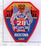 Illinois - Chicago Ladder 28 Fire Dept Patch