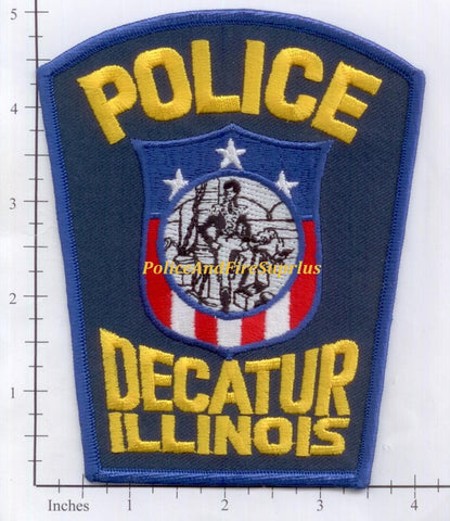 Illinois - Decatur Police Dept Patch v2