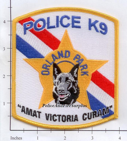Illinois - Orland Park K-9 Police Dept Patch