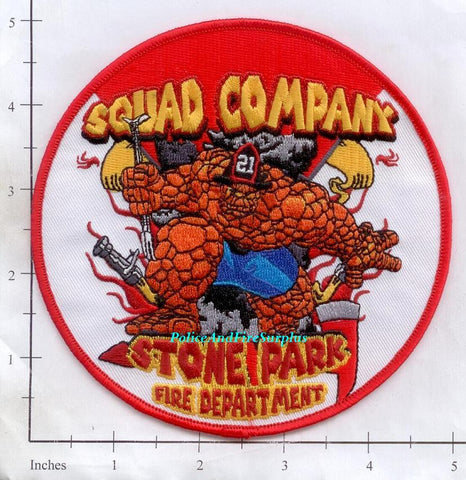 Illinois - Stone Park Squad Company 21 Fire Dept Patch