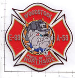 Illinois - Woodstock Engine 33 Ambulance 33 Fire Dept Patch