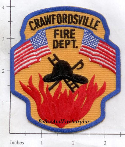 Indiana - Crawfordsville Fire Dept Patch v1