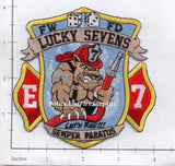 Indiana - Fort Wayne Engine  7 Fire Dept Patch