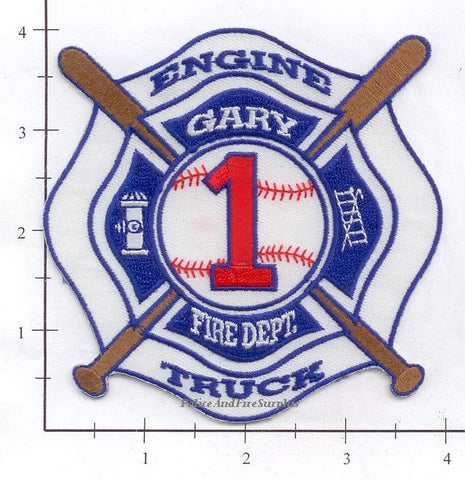 Indiana - Gary Engine  1 Truck 1 Fire Dept Patch