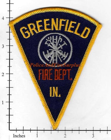Indiana - Greenfield Fire Dept Patch