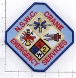Indiana - Naval Surface Warfare Center Crane Emergency Services Patch