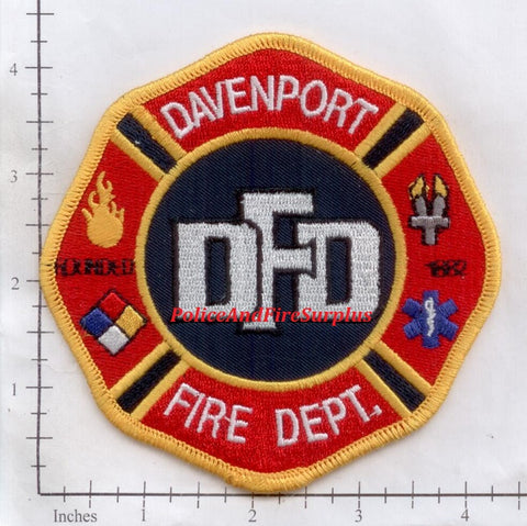 Iowa - Davenport Fire Dept Patch