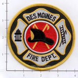 Iowa - Des Moines Fire Dept Patch