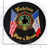 Iowa - Newton Pipes & Drums Fire Dept Patch