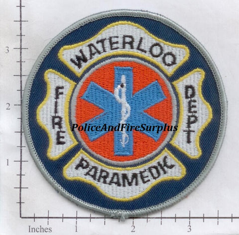 Iowa - Waterloo Fire Dept Paramedic Patch