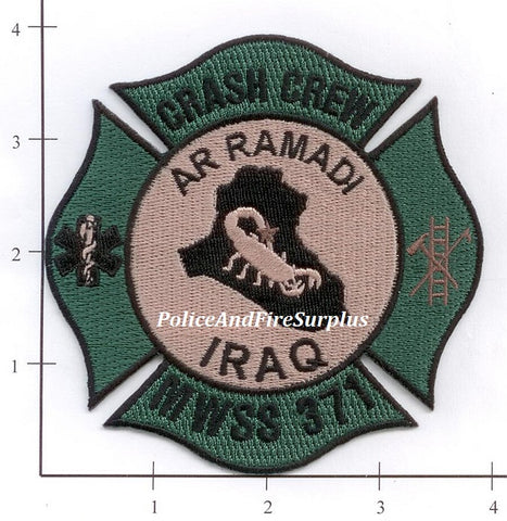 Iraq - Ar Ramadi MWSS 371 Crash Crew Fire Dept Patch