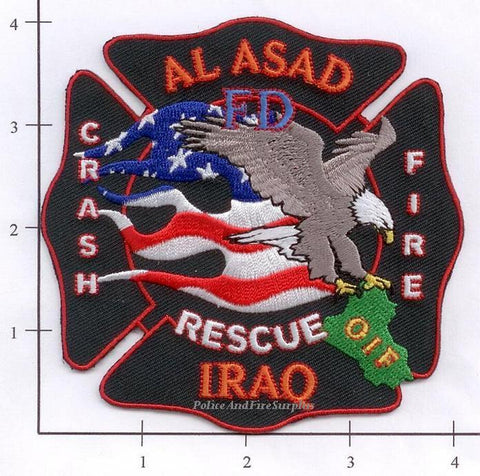 Iraq - Al Asad Air Base Fire Rescue Fire Dept Patch v2