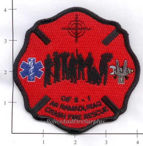 Iraq - Ar Ramadi Crash Fire Rescue Patch OIF 8-1