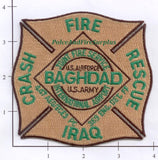 Iraq - Baghdad Joint Fire Service International Airport Crash CFR Fire Dept Patch v1