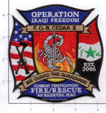 Iraq - Camp Cedar II Fire Rescue Patch v3