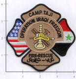 Iraq - Camp Taji Fire Rescue Patch