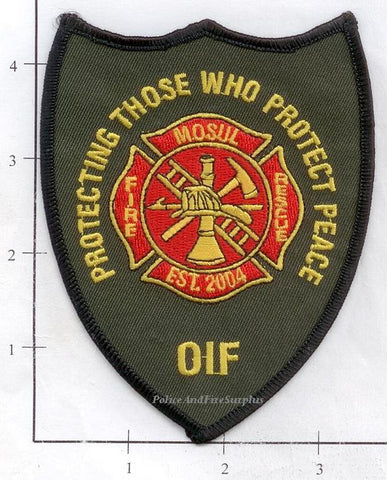 Iraq - Mosul Fire Rescue Patch