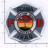 Iraq - Scania Fire Dept Patch