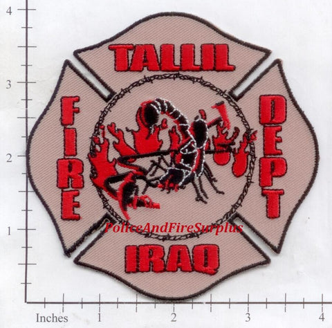 Iraq - Talil Air Base Fire Dept Patch v3