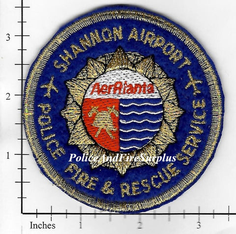 Ireland - Shannon Airport Police Fire & Rescue Service Patch v2