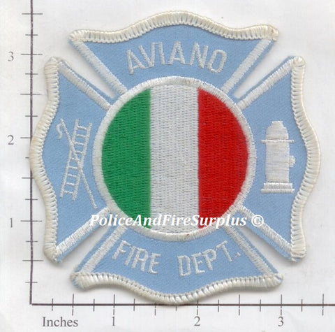 Italy - Aviano Air Force Base Fire Rescue Fire Dept Patch v1
