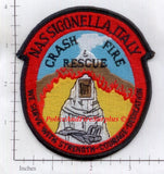 Italy - Sigonella Naval Air Support Crash Fire Dept Patch v2