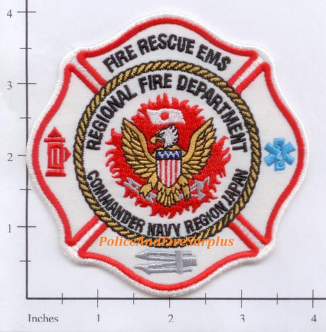 Japan - Commander Navy Regional Fire Dept Patch