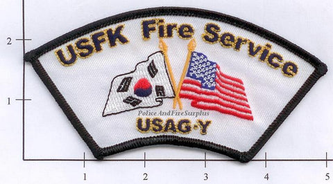 Korea - Yongsan US Air Guard Fire Dept Patch