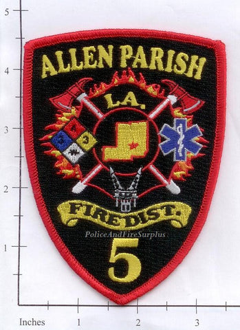 Louisiana - Allen Parish Fire District 5 Patch