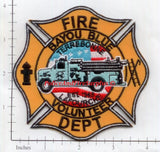 Louisiana - Bayou Blue Volunteer Fire Dept Patch