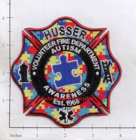 Louisiana - Husser Volunteer Fire Dept Patch