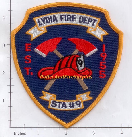 Louisiana - Lydia Station 9 Fire Dept Patch