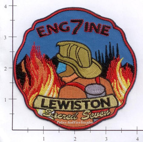 Maine - Lewiston Engine 7 Fire Dept Patch