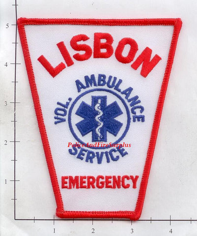 Maine - Lisbon Emergency Volunteer Ambulance Service Patch