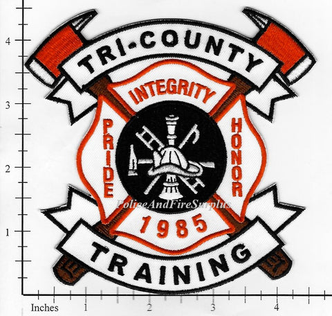 Maine - Tri County Training Fire Dept Patch v2