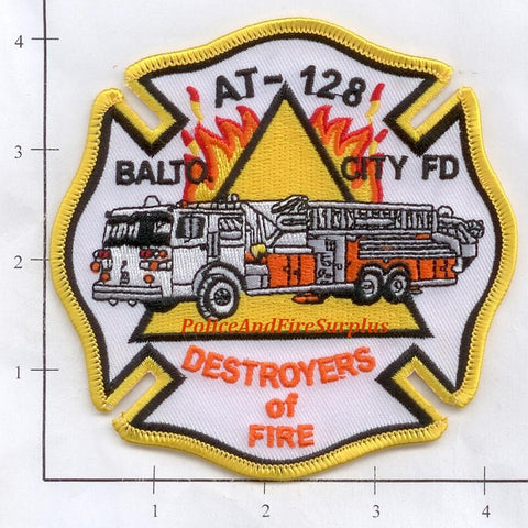 Maryland - Baltimore City AT 128 Fire Dept Patch