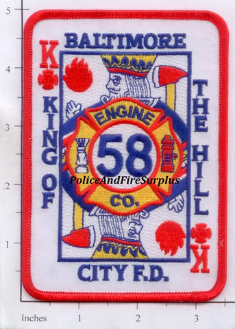 Maryland - Baltimore City Engine 58 Fire Dept Patch v1