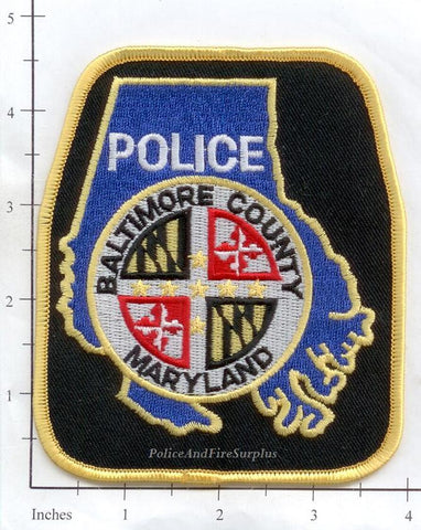 Maryland - Baltimore County Police Dept Patch v2