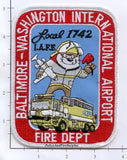 Maryland - Baltimore Washington International Airport Fire Dept Patch