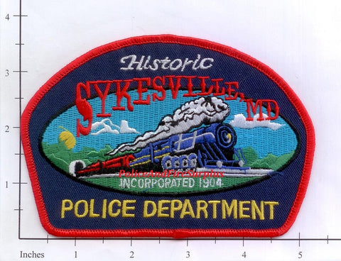 Maryland- Sykesville Police Patch