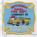 Maryland - Bethesda Naval Fire Dept Engine 50 Patch