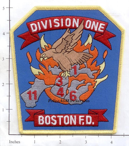 Massachusetts - Boston Division 1 Fire Dept Patch