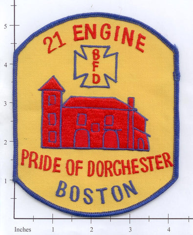 Massachusetts - Boston Engine 21 Fire Dept Patch v2