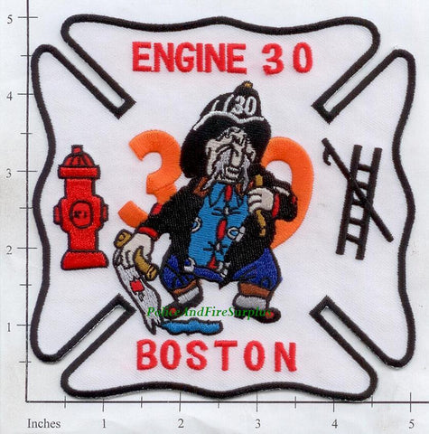 Massachusetts - Boston Engine 30 Fire Dept Patch v1