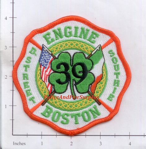 Massachusetts - Boston Engine 39 Fire Dept Patch