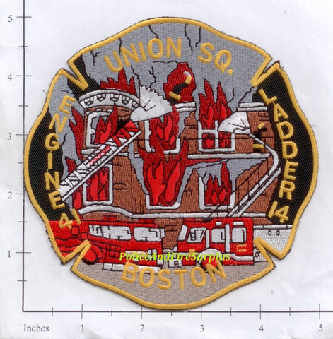 Massachusetts - Boston Engine 41 Ladder 14 Fire Dept Patch v1