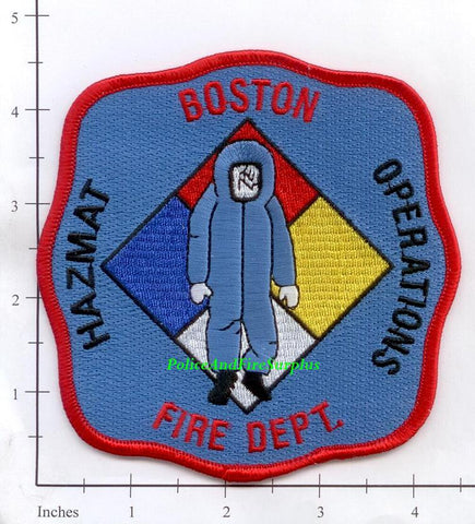 Massachusetts - Boston Haz Mat Operations Fire Dept Patch v1