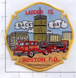 Massachusetts - Boston Ladder 15 Fire Dept Patch v1