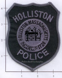 Massachusetts - Holliston Police Patch Subdued